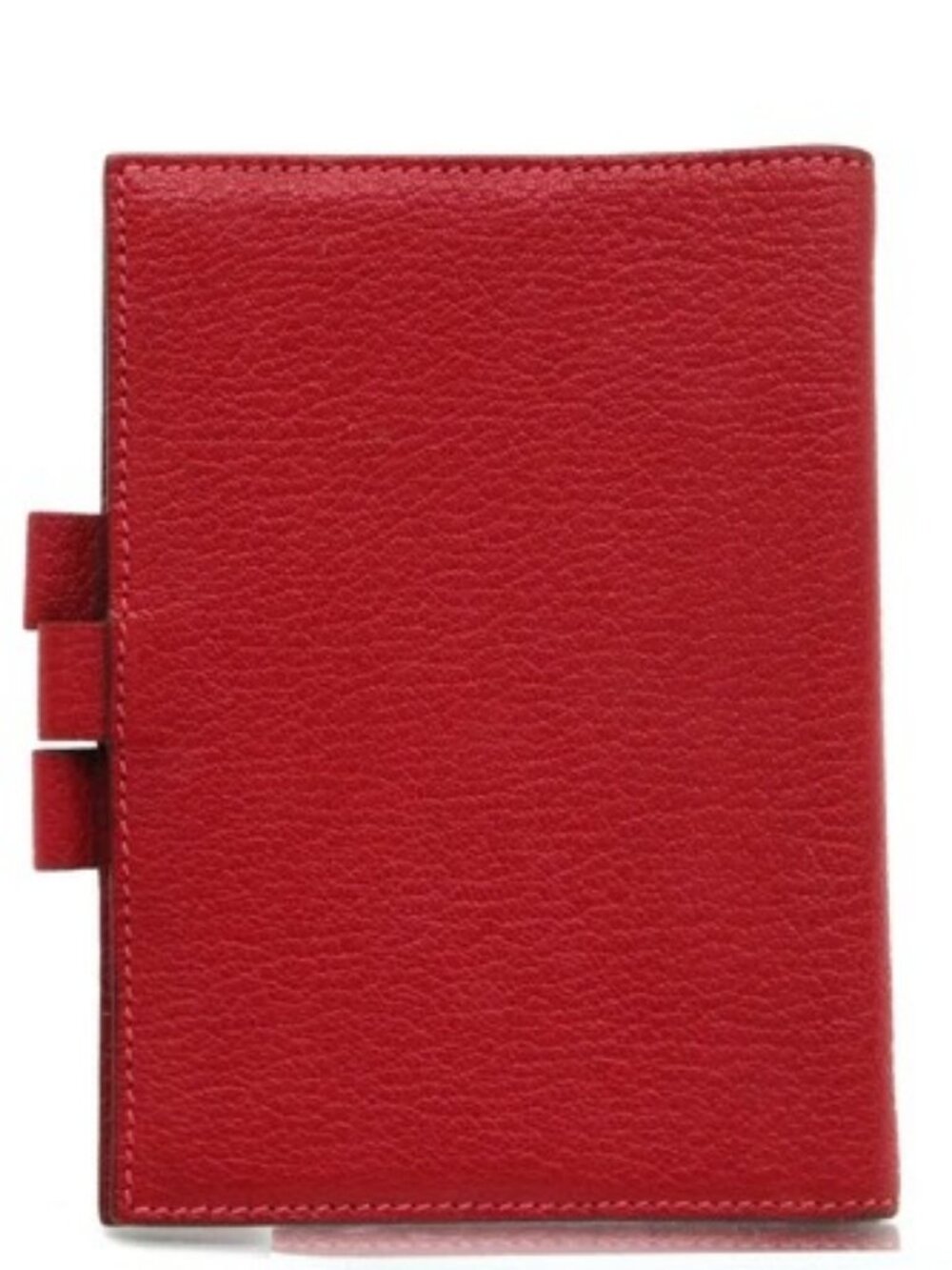 Hermes Agenda GM Leather Organizer F Square Stamp - Red